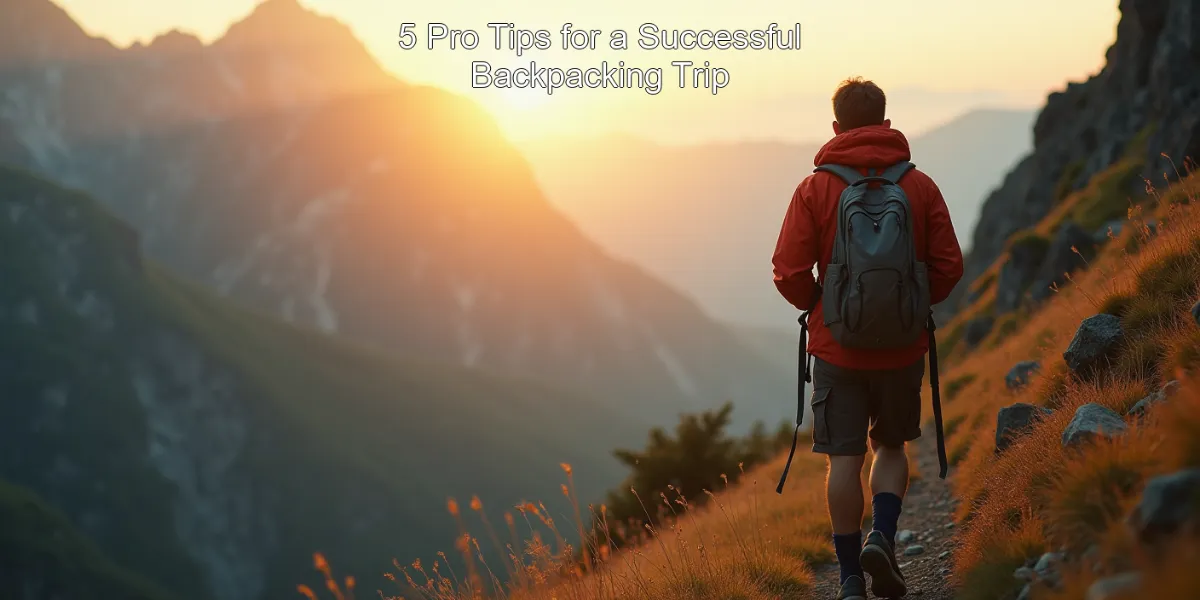 5 Pro Tips for a Successful Backpacking Trip
