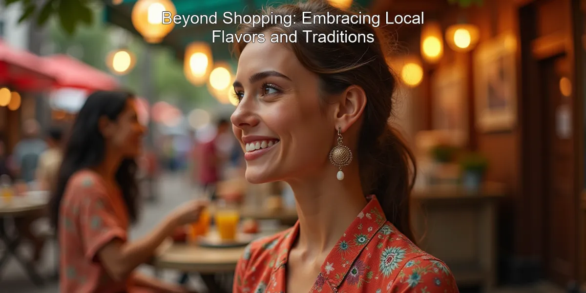 Beyond Shopping: Embracing Local Flavors and Traditions