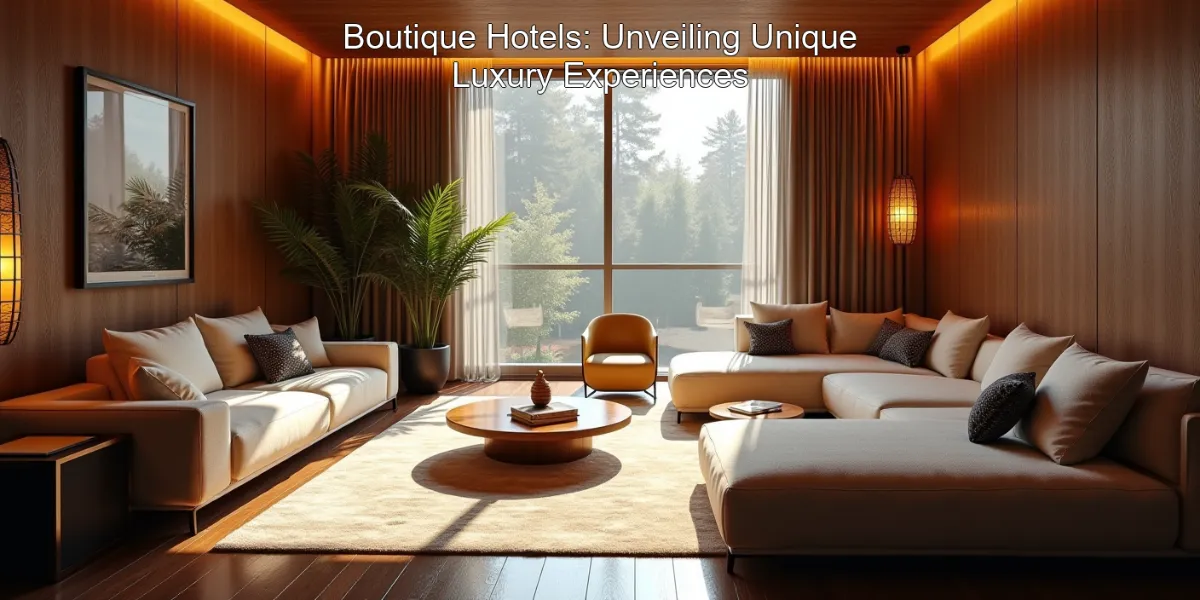 Boutique Hotels: Unveiling Unique Luxury Experiences