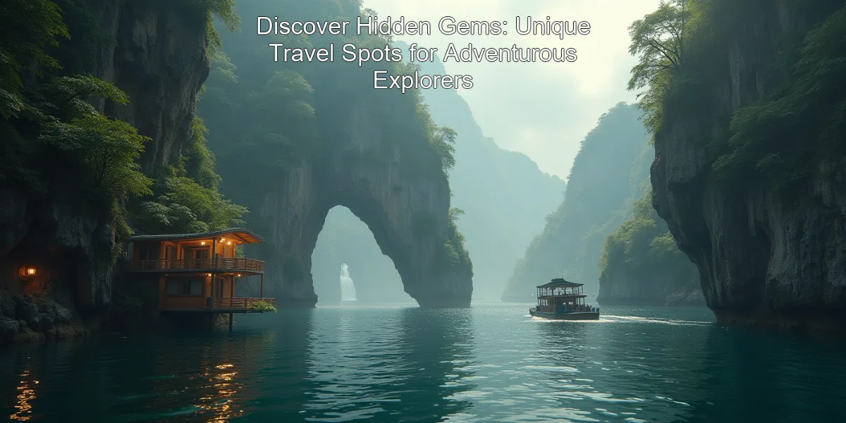 Discover Hidden Gems: Unique Travel Spots for Adventurous Explorers