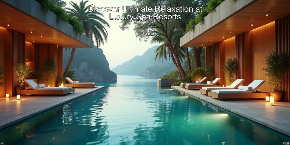 Discover Ultimate Relaxation at Luxury Spa Resorts