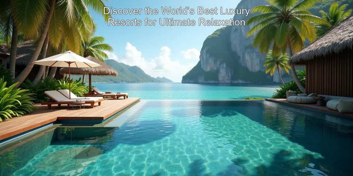 Discover the World’s Best Luxury Resorts for Ultimate Relaxation