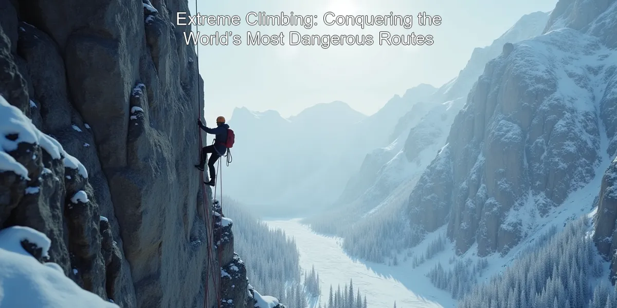 Extreme Climbing: Conquering the World’s Most Dangerous Routes