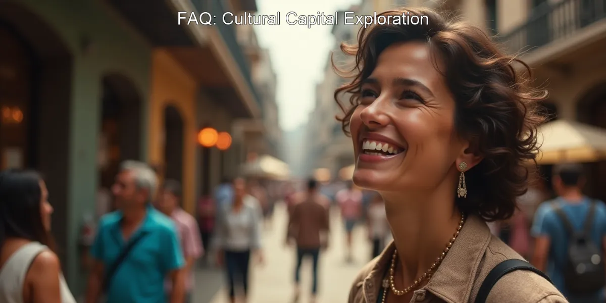 FAQ: Cultural Capital Exploration