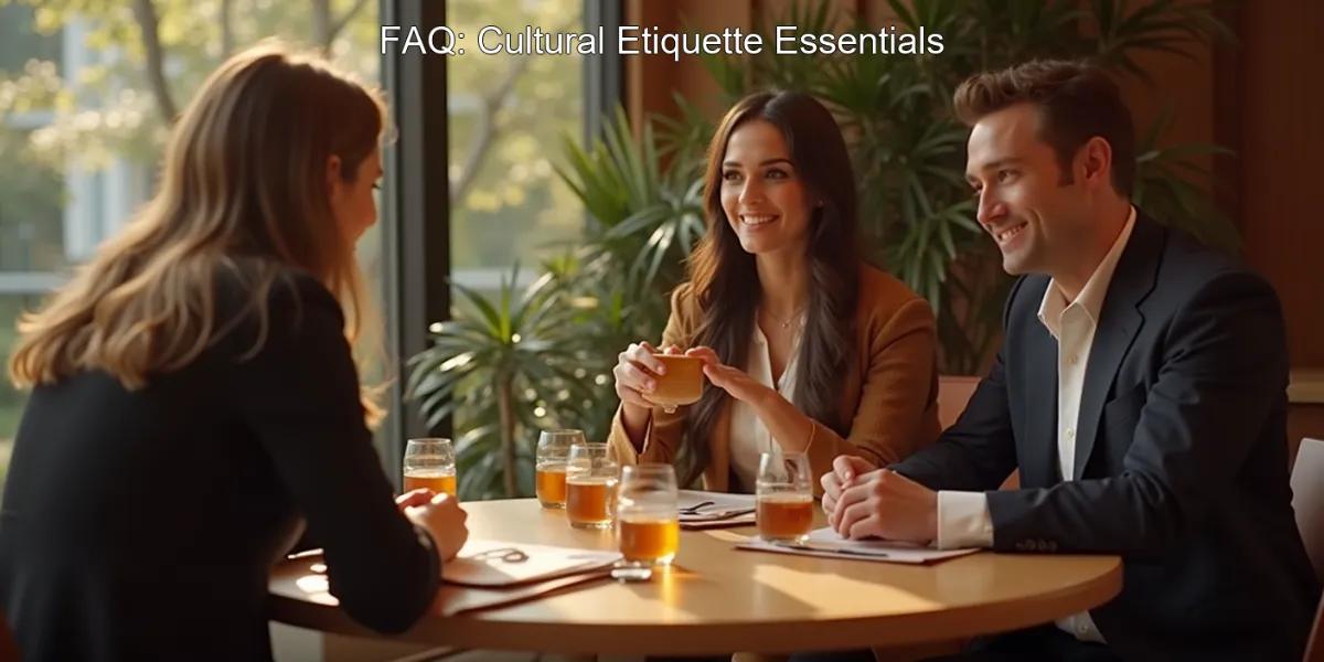 FAQ: Cultural Etiquette Essentials