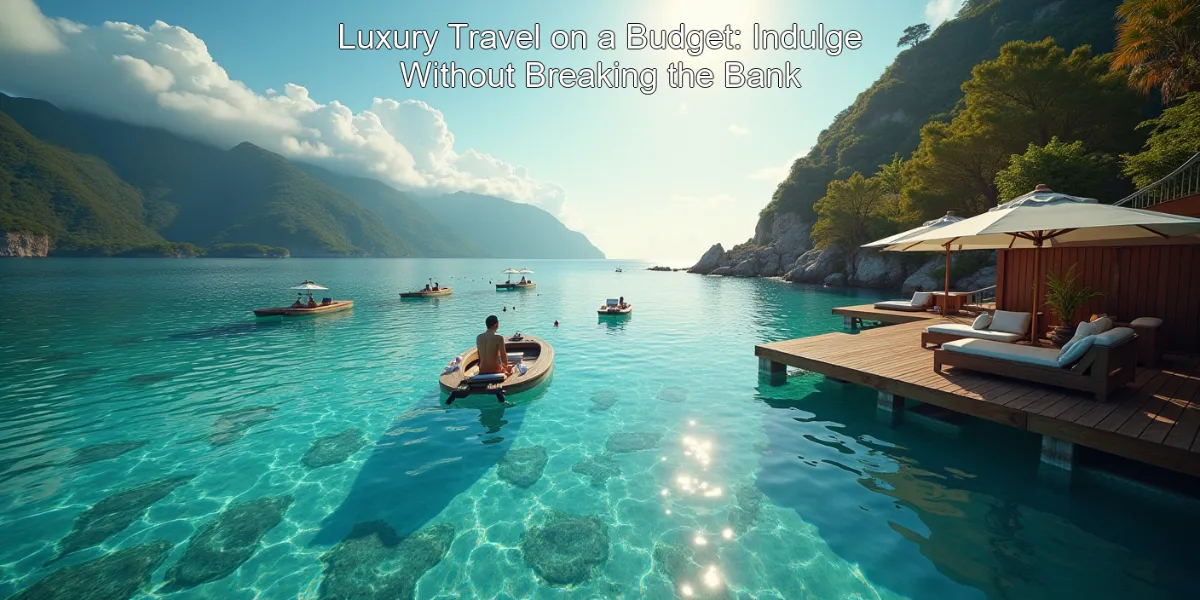 Luxury Travel on a Budget: Indulge Without Breaking the Bank