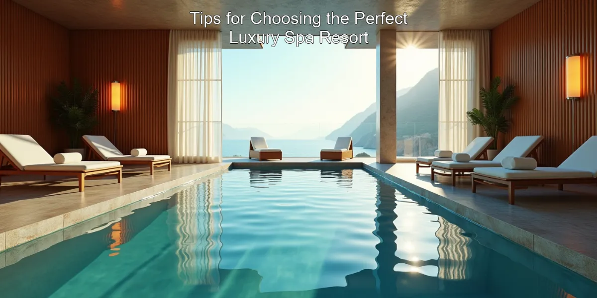 Tips for Choosing the Perfect Luxury Spa Resort