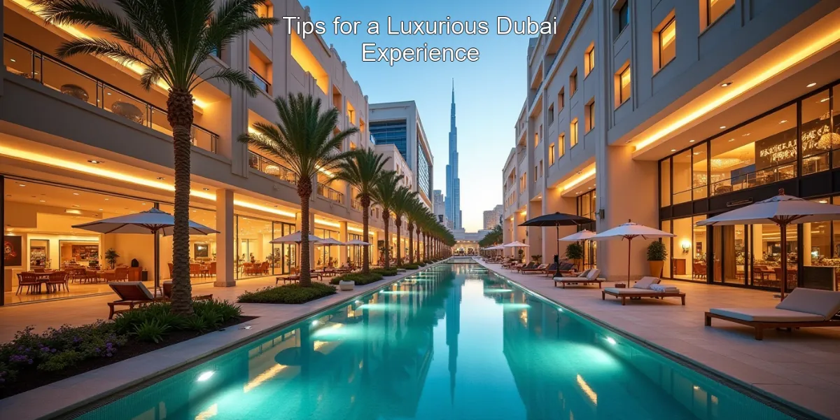 Tips for a Luxurious Dubai Experience